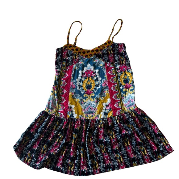 Anthropologie Women’s Zadie Velvet Mini Dress Multicolored Size S - Picture 4 of 9